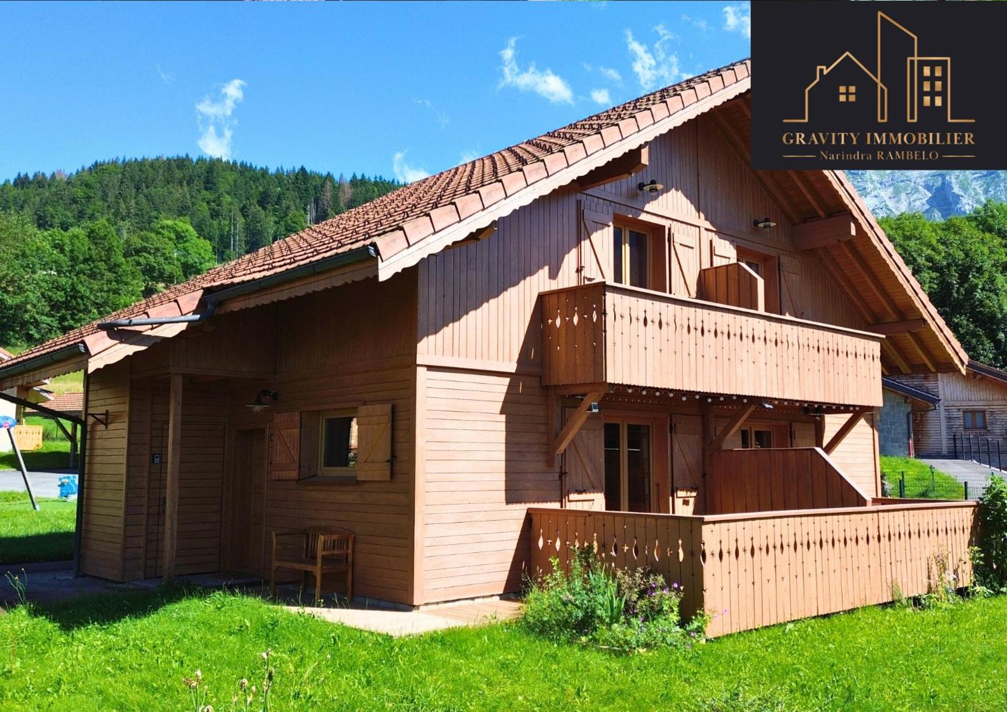 Chalet Duplex Mont-Saxonnex "Le Jarbay " Bagian luar foto