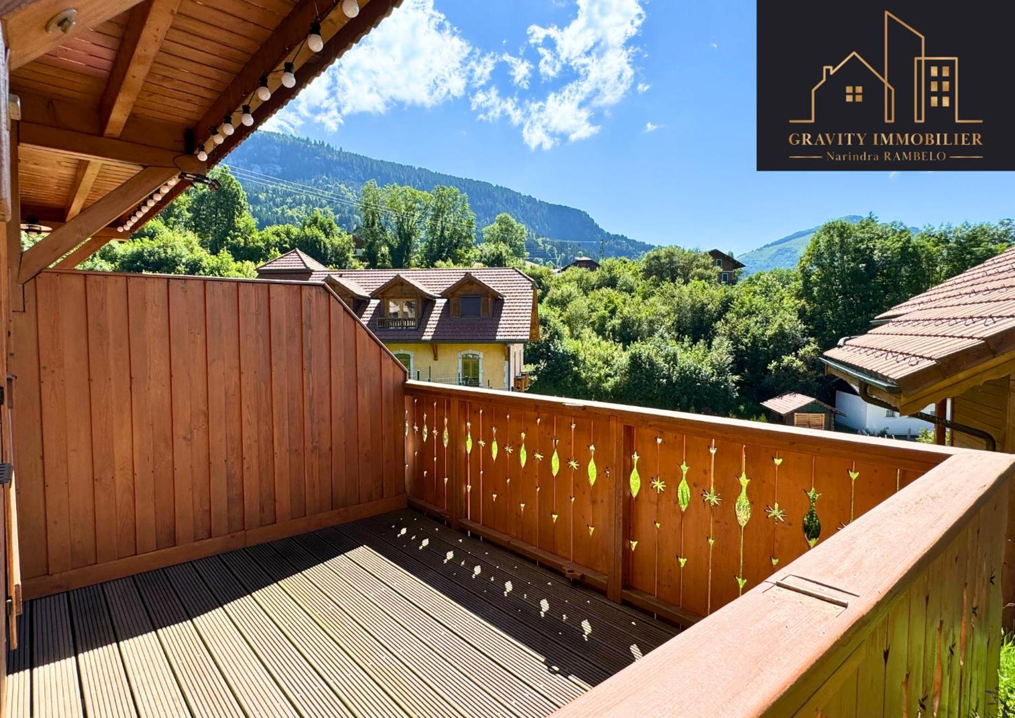 Chalet Duplex Mont-Saxonnex "Le Jarbay " Bagian luar foto
