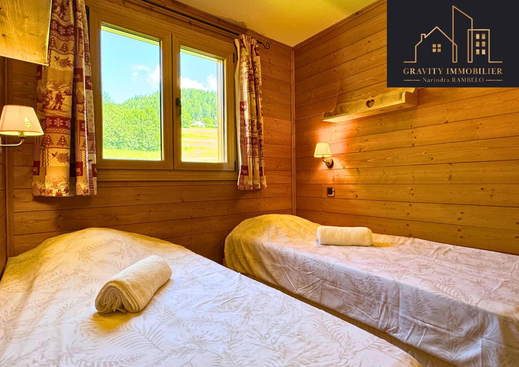 Chalet Duplex Mont-Saxonnex "Le Jarbay " Bagian luar foto