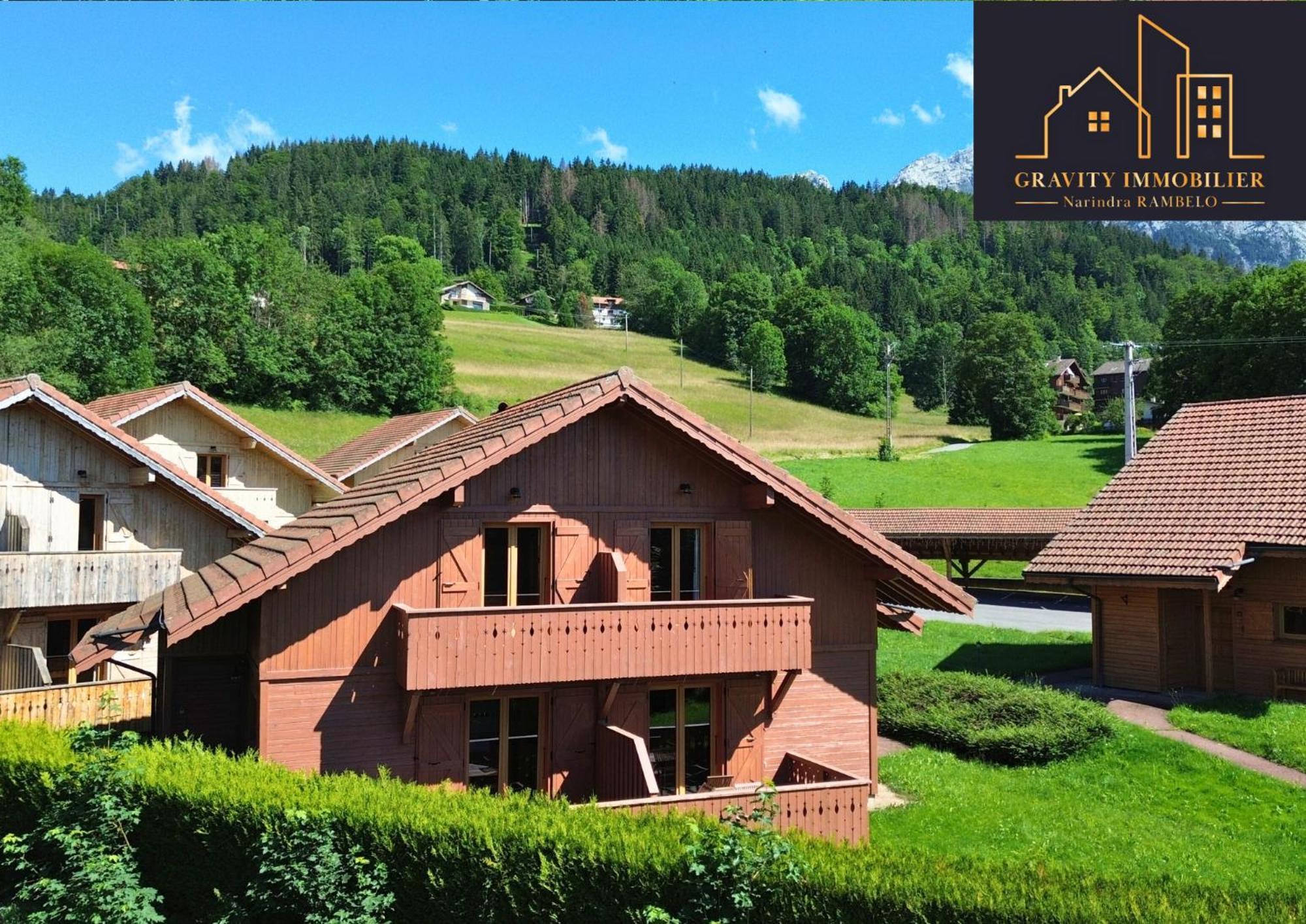 Chalet Duplex Mont-Saxonnex "Le Jarbay " Bagian luar foto